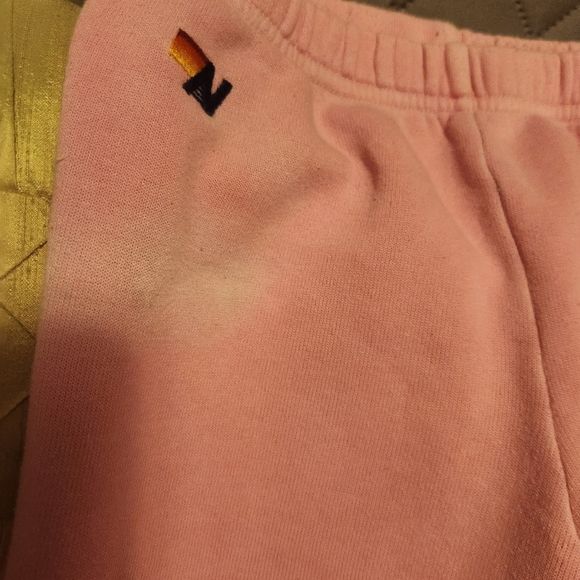 Aviator Nation Girls' Pink Lightning Bolt Sweatpants Size 10 - Picture 3 of 8